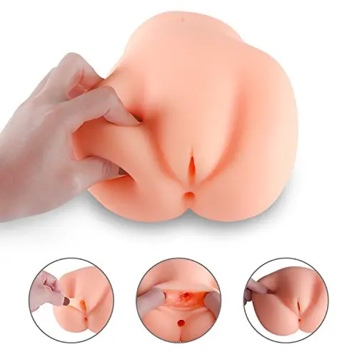 Male Masturbator for Men SAMMOR 3D Realistic Silicone Pussy Ass Vagina Anal for Male Masturbation Virgin Butt Adult Sex Toys 3.2 Pounds