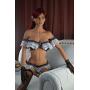 Zytyeu 165cm TPE Silicone Full Size Angel Doll with Metal Skeleton 3D Realistic Toy Pretty Doll