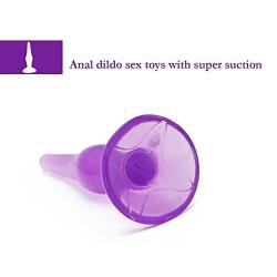 APMIX 6 Pcs 6 Size A-n-A l P l u-G Silicone Waterproof Massager B-UTT Trainer Toys-Purple