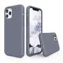 SURPHY Silicone Case Compatible with iPhone 11 Pro Case 5.8 inch, Liquid Silicone Full Body Thickening Design Phone Case (with Microfiber Lining) for iPhone 11 Pro 5.8 2019, Lavender Gray