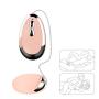 Romi Silicone Eggs 10-frequency Vibrations Wired Remote Control G-spot Vagina and Clitoris Stimulation Female Masturbation or Couples Sex Toys (Pink)