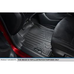 MAXLINER Floor Mats 3 Row Liner Set Black for 2018-2019 Honda Odyssey - All Models