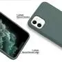 ORNARTO Liquid Silicone Case for iPhone 11, Slim Liquid Silicone Soft Gel Rubber Case Cover for Apple iPhone 11(2019) 6.1 inch-Pine Green