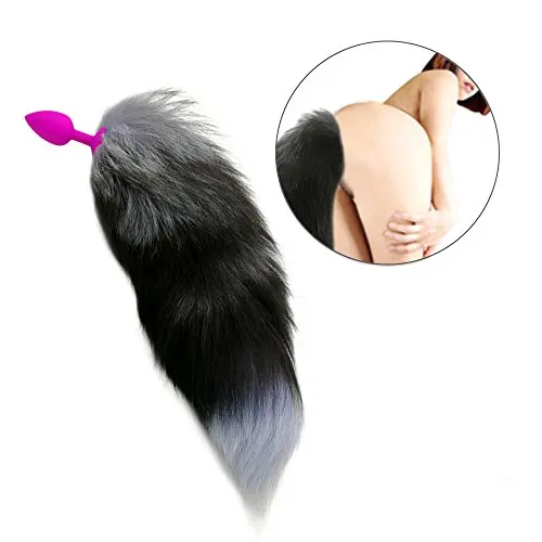 Fox Tail Būtt Anále Pl-ùg Toys Funny Romance Insert Stopper Funny Cosplay Gift Toy with Body-Safe Waterproof Silicone Material