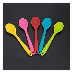 DishyKooker 27 6 cm Silicone Food Grade Silicone Kitchenware Spoon Silicone One More Dense Silicone Spoon Multi