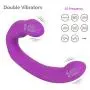 LSANNUY Relax Massage Wand Vibrating Silicone Strapless Strap-On for Women Couple Lesbian Silicone Pleasure Toy