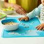 Munchkin Silicone Placemats for Kids, 2 Pack, Blue/Purple
