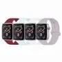 YANCH Compatible with for Apple Watch Band 38mm 42mm 40mm 44mm, Soft Silicone Sport Band Replacement Wrist Strap Compatible with for iWatch Series 4/3/2/1, Nike+,Sport,Edition