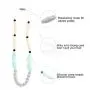 lofca Baby Toys Silicone Teething Necklace for Mom to Wear-BPA Free -Anti Flammatory,Drooling , Teething Pain Reduce Properties-Nursing Necklace Perfect for Breastfeeding Moms-Ina(Mint)