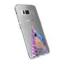 Samsung Galaxy S8 Case, Soft TPU Slim-Fit Flexible Ultra-Thin Clear Case, Full-Body Rugged Bumper Print Arowana Case for Samsung Galaxy S8, Transparent