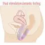 Waterproof 10 Speed Silicone Vibrator Recharge Clitoral G-Spot Massage for Couples Adult Sex Toys for Woman Sex Products (purple)