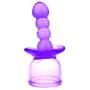 Massager Attachments, Massager Accessories Attachment Silicone （Purple）