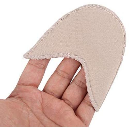 Professional Ballet Dance Toe Pad Foot Protection Toe Thongs Silicone Gel Forefoot Pads Shoes Insoles Insert Pointe Shoes (Short, Flesh)