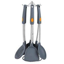 HUShjsd 6 Sets Of Silicone Kitchenware, Non-stick Special, Household Spoon Shovel Set Kitchen High Temperature Frying Shovel Kitchenware