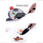 Antennababy Kitchenware Four-Piece Non-Stick Pan Spatula Silicone Shovel High Temperature Pizza Shovel Home Kitchen Silicone Shovel,Red