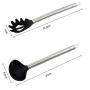 SKYyao Stainless Steel Silicone Kitchenware 9-piece non-stick pot hot spoon colander silicone