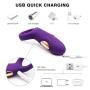 High-end Product Waterproof Dual ?ings Orgásmic Mini B`Ullet Vibr?tórs Silicone Material Toys for Couples