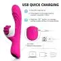 Waterproof G Vibrator Dildo for Women with 9 Strong Vibration Modes for Effortless Insertion, Silicone G Spot Vibrator Clitorial Vibrator for Exciting Stimulation- Ideal Sex Toy for Female