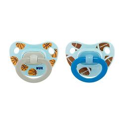 NUK Sports Orthodontic Pacifiers, Boy, 18-36 Months, 2-Pack