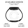 Lintelek Silicone Replacement Bands Compatible with Fitbit Versa, Eco-Friendly Wristband Breathable Soft Bands Washable Straps for 5.5-8.5 Inches, Quick Drying