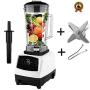 3Hp Commercial Grade Home Professional Smoothies Power Blender Food Mixer Juicer Food Fruit Processor,888White Blade Tool,Eu Plug