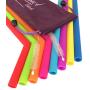 Large Silicone Straws for 30 oz Yeti Tumblers ? Set of 8 Reusable Silicone Straws + 2 Brushes with Pouch, BPA Free, The Genuine Select
