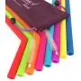 Large Silicone Straws for 30 oz Yeti Tumblers ? Set of 8 Reusable Silicone Straws + 2 Brushes with Pouch, BPA Free, The Genuine Select