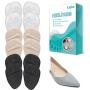 Metatarsal Pads - 12 pcs Soft Forefoot Pads - High Heel Inserts - Shoe Filler for Too Big Shoes Women - Ball of Foot Cushions for Pain Relief