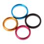 CONtenct-Toy Aluminum Alloy Eggplant Rings Brother Ring Adult Delay Male Ejaculation Daily Toys with Light Blue