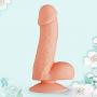 Realistic Dido with Suction Cup Silicone Hands-Free Play Flexible Adult Six-Toy for Women Men