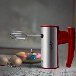 BINZHI Eggbeater Electric Household Mixer 350W High Power Baking Eggbeater Cream Machine Baking Tools - Red Kitchen gadget