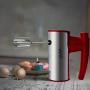 BINZHI Eggbeater Electric Household Mixer 350W High Power Baking Eggbeater Cream Machine Baking Tools - Red Kitchen gadget