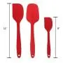 ReFaXi Silicone Scoop Brush Size Scraper Red Kitchenware 5Pcs (Red)