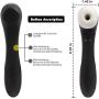 CRYPY Six Toys for Female Pleasure 7 Frequency Vibrantion Vibrantor Waterproof Bullet Adullt Toys for Man Sucking Toy for Women Skin-Friendly Silicone