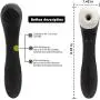 CRYPY Six Toys for Female Pleasure 7 Frequency Vibrantion Vibrantor Waterproof Bullet Adullt Toys for Man Sucking Toy for Women Skin-Friendly Silicone