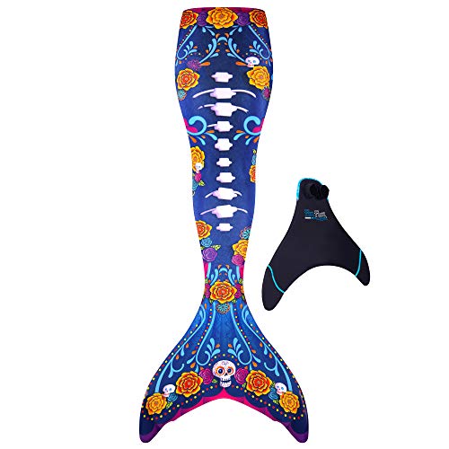 Fin Fun Mermaid Tails for Swimming with Monofin - Kids and Adult Sizes - Limited Edition