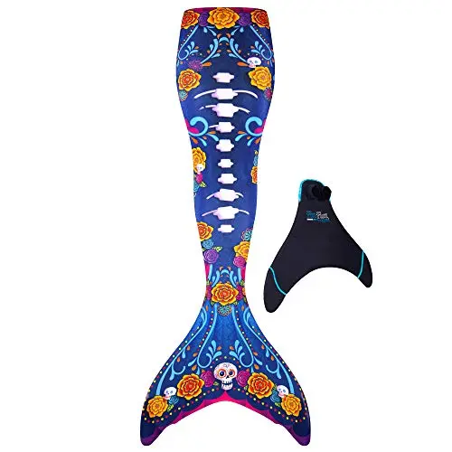 Fin Fun Mermaid Tails for Swimming with Monofin - Kids and Adult Sizes - Limited Edition