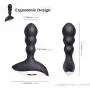 Male Massager Toy with Wireless Remote Control, 10 Stimulation Patterns USB Rechargeable Massager Silicone Vibrating, Waterproof