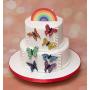 Butterfly Trio Silicone Royal Icing Mold, Ceri Griffiths Creative Cake System for Decorating, Sugarpaste, Fondants, Candies and Crafts, Food Safe