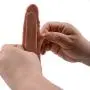MLSice Double Layered Realistic Dildo, Silicone Penis with Strong Suction Cup Cock Dong Anal Sex Toys for Women Masturbation 7.87 Inch