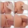 LuYi-Ww Realistic G-Cup Breasts Masturbators Love Doll for Men, Real Pussy Masturbator with Lifelike Huge Breast Vagina and Anal, Masturbating Man Silicone Erotic Sex Toys