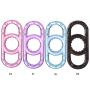 TPTPMAY 1Pc Stretchy Medical Silicone Three Cages Clock Ring Enrection Prolong Pennis Extension Relay Ejeculation Enhancer Six Toys