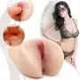 2 Holes Suitable Manual Control Soft Male Mastubration Cup 2 in 1 Artificial Real Pussy Male Air-Sucking Toys for Him Sexy Underwear Toys for Men T Shirt