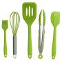 Xigeapg 10 Pcs Kitchenware Silicone Heat Resistant Kitchen Cooking Utensils Non-Stick Baking Tool Cooking Tool Sets