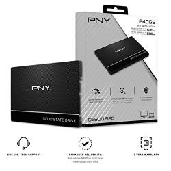 PNY CS900 240GB 2.5” SATA III Internal Solid State Drive (SSD) - (SSD7CS900-240-RB)