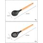 JunbosiKitchenware Silicone Kitchenware 9 Piece Set Kitchen Nonstick Cookware Shovel Kitchen Tool Shovel Spoon Kitchenware Set