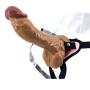 FXH Silicone Stráp ?n for Women - Huge Size - S&-ěx Toys (Color : Brown)