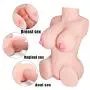 Male Masturbator Ass Sex Doll, 3D Realistic Buff Anal Stroker and Virgin Vagina Sex Toys for Male Masturbation with 2 Holes Tight Anal Buff Masturber Toys for Men