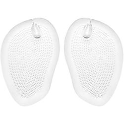 Healifty 2 Pairs Soft Silicone Gel Cushions Pad Toe Protectors for Sandal Flip Flop Gel Inserts Guards Insoles Shoes Grip Pads