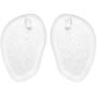 Healifty 2 Pairs Soft Silicone Gel Cushions Pad Toe Protectors for Sandal Flip Flop Gel Inserts Guards Insoles Shoes Grip Pads